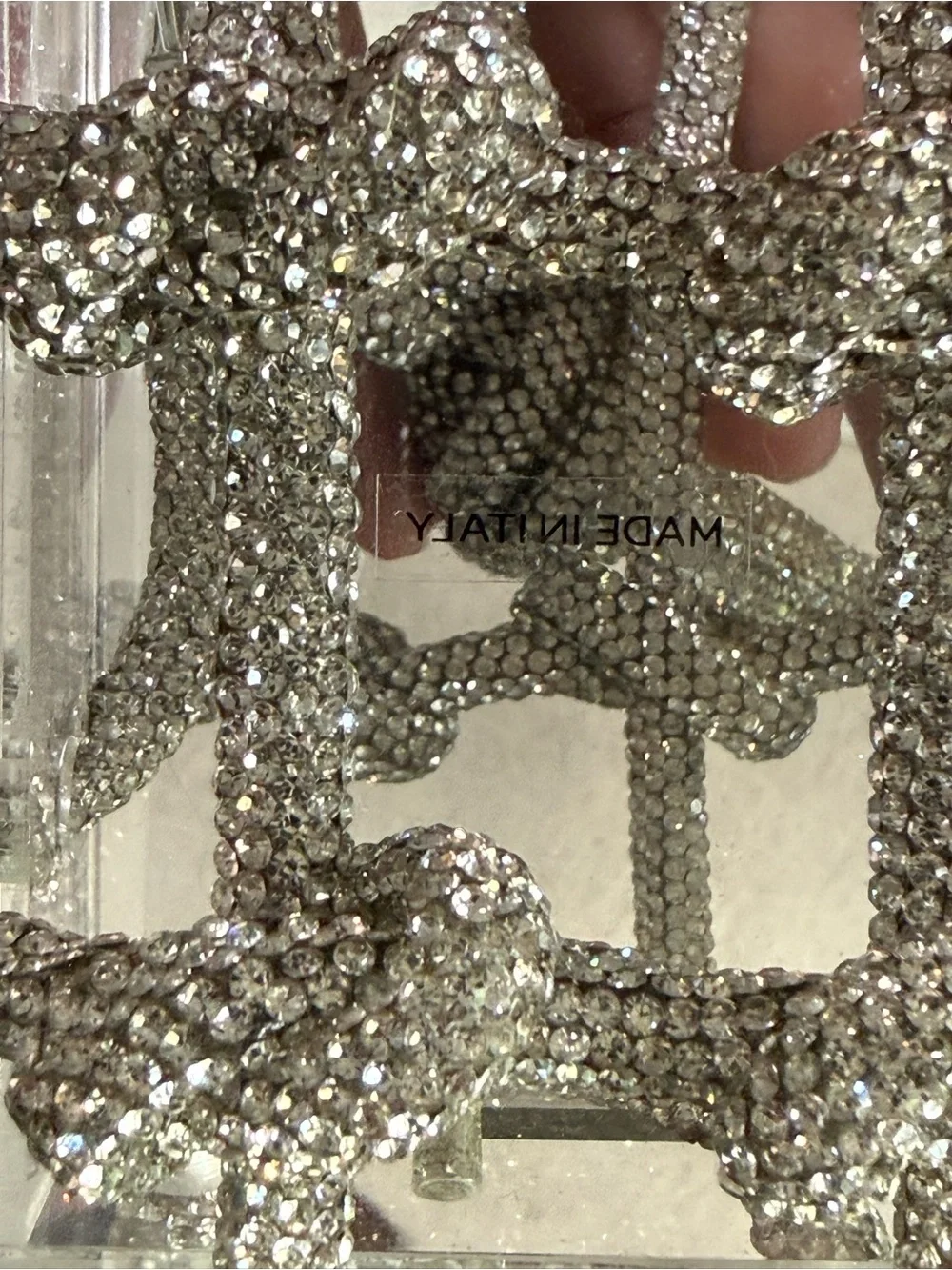 AUTHENTIC Cult Gaia Bess Shoulder Bag - Clear Crystal Acrylic Cage Bag - Picture 5 of 10